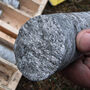 Core from drilling through high-grade graphite in western Alaska.