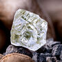 A large clear gem-quality diamond recovered from Diavik Mine in Canada’s NWT.