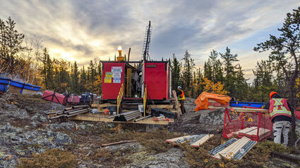 Yellowknife NWT gold exploration drilling Newmont Gold Terra