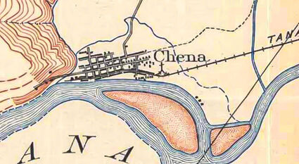 The lost mining town of Chena has been put back on modern maps.