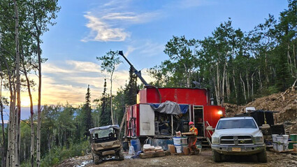 Drill tests resource expansion target at the Golden Summit project in Alaska.