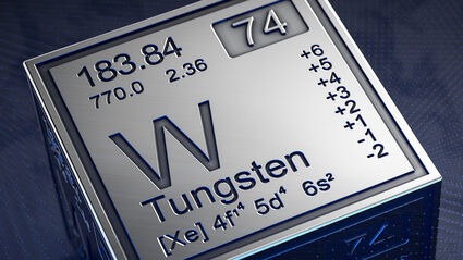 No. 74 on the periodic table, tungsten is known for its hardness and durability.