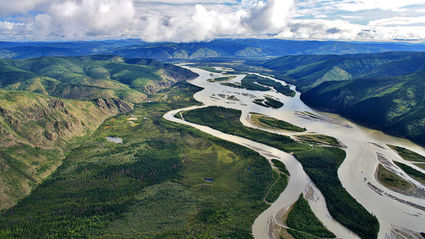 Gold exploration White Gold District Dawson City Yukon Territory