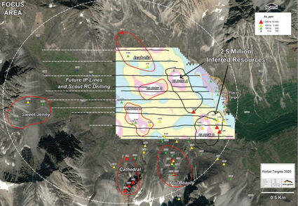Nova Minerals Estelle Korbel gold exploration map Alaska