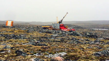 Drill tests Committee Bay bold exploration project Nunavut Canada