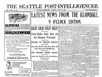 mining historic Erastus Brainard Chamber of Commerce SS Portland newspaper