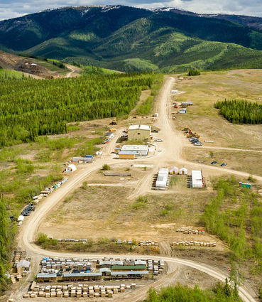 Brewery Creek gold mine near Dawson City Klondike Yukon Viceroy