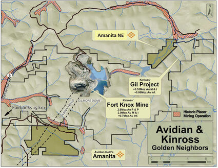 Mining Explorers 2020 Alaska Avidian Gold Corp. map Eric Sprott Steve Roebuck