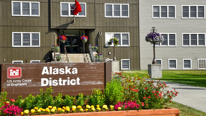 The U.S. Army Corps of Engineers Alaska District headquarters.