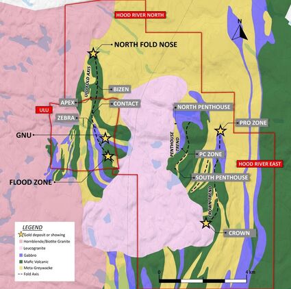 map High Lake Greenstone Belt Mining Explorers 2021 magazine Data Mine North