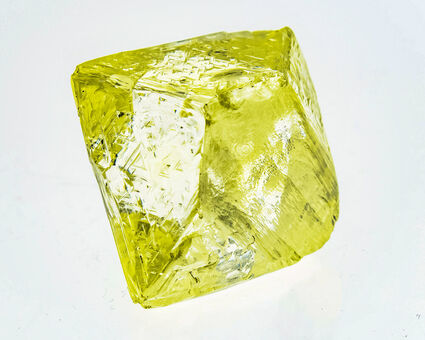 A 151.6-carat fancy yellow diamond recovered from the Gahcho Kué mine.