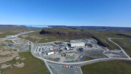 Doris gold mine at Hope Bay Nunavut mill upgrades improved recoveries