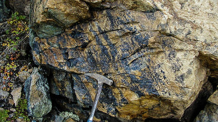 PGM nickel copper chromite prospect near Richardson Highway Valdez