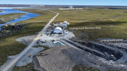Sabina Gold & Silver Back River Canada Nunavut Goose Mine resource expansion