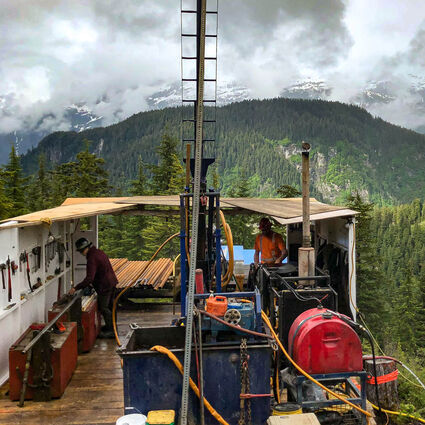 Gold silver exploration drilling Golden Triangle British Columbia