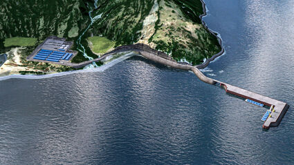 Diamond Port Cook Inlet logistics for Pebble copper gold mine southwest Alaska