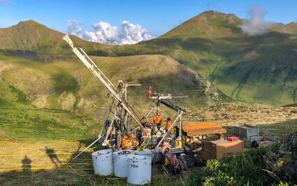 Drill tests Sunshine VMS deposit UKMP Ambler Mining District Northwest Alaska