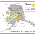 Alaska mineral exploration map Mining Explorers gold zinc graphite rare earths