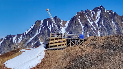 Nova Minerals RPM Estelle gold property Korbel 2021 Alaska mining drilling map