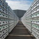 Rows of aluminum ingots from Rio Tinto's Aluminium Smelter in New Zealand.