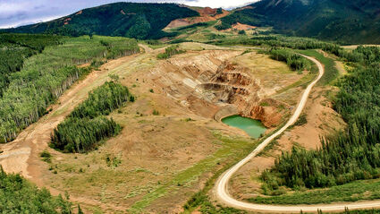 Brewery Creek open pit gold mine project Dawson City Yukon Canada