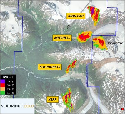 Seabridge Pretium Snowfield gold exploration map KSM BC