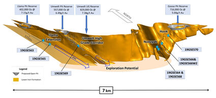Goose Mine gold reserves Sabina Gold & Silver Corp.