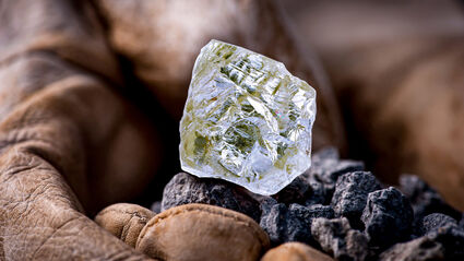 Large gem quality diamond Rio Tinto Dominion Diavik mine NWT
