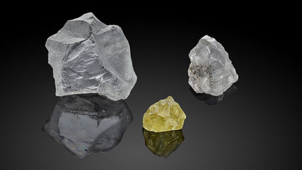 Large high quality gem diamonds from Canada's North Dominion Diamond Mines