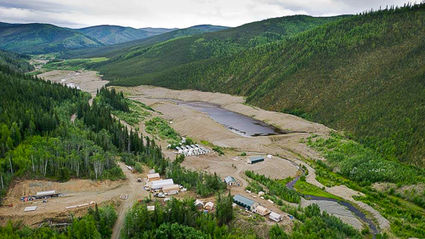 White Gold District south of Dawson City, Yukon Territory.