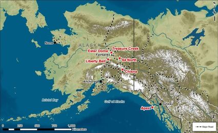 Mining Explorers 2021 magazine Millrock Alaska gold exploration map