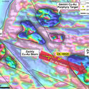 Mars Saturn Zackly Alaska Range copper gold geophysics exploration map
