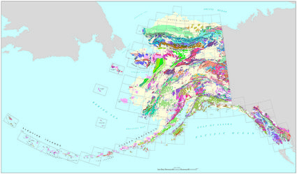 Topographic, geologic and geophysical maps Alaska