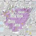 Map of the Atlin gold region of western BC