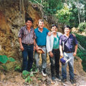 Four team members pictured at Busang deposit includes two suspects in the hoax.