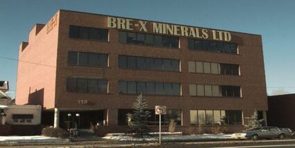 Bre-X Minerals Ltd. former headquarters in Calgary, Canada.